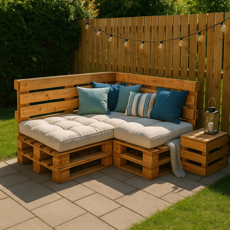 DIY Project for Summer: Build a Backyard Pallet Lounge