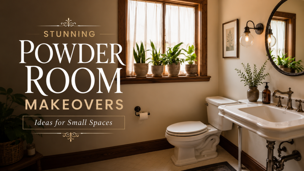 The Powder Room Micro Renovation: One Weekend, Before the First Guest Arrives