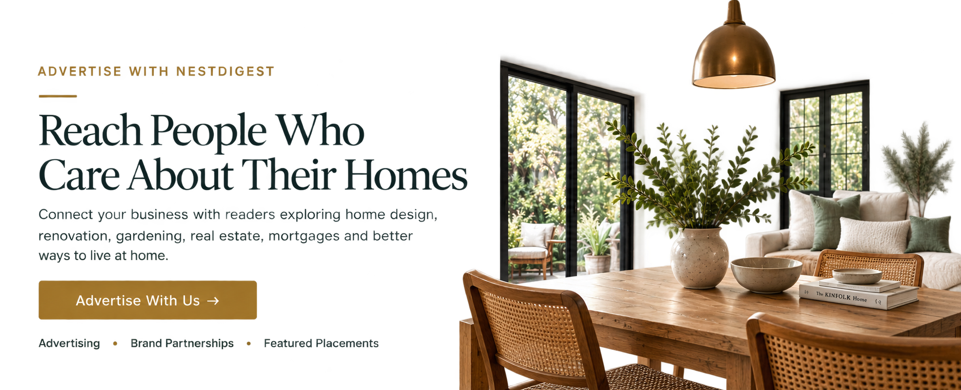 Advertise with NestDigest — reach people who care about their homes