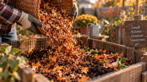 Leaf Cleanup and Mulching: Turning Fall Debris Into Free Compost